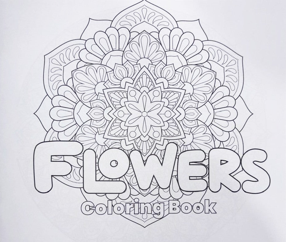 بندل تلوين مانديلا الزهور