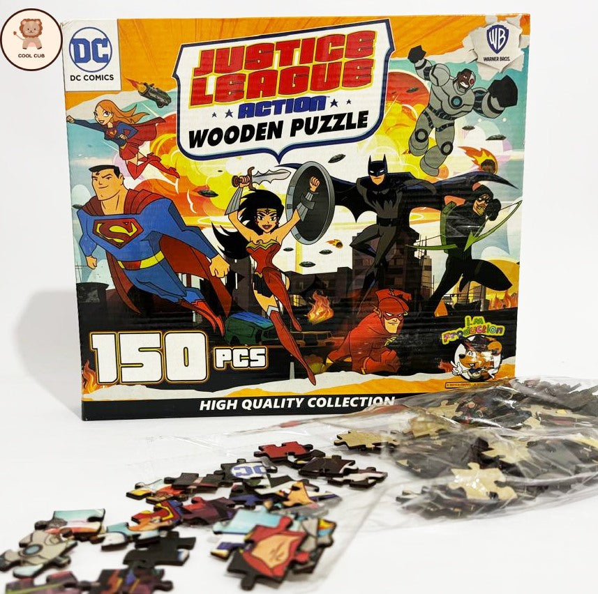 بازل خشب أبطال العدالة ١٥٠ قطعة