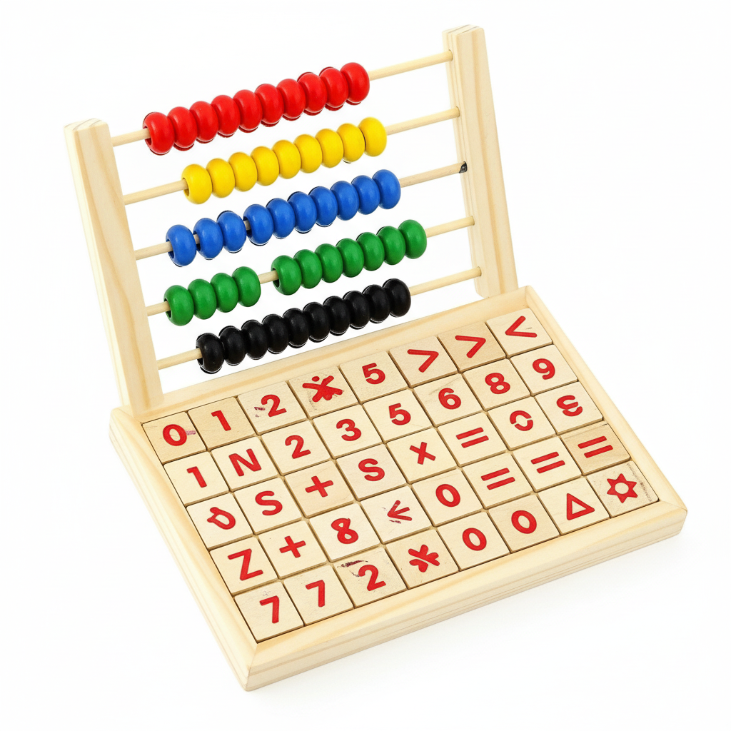 مونتيسوري - لعبة الأرقام البسيطة لتعليم الحساب و العدد